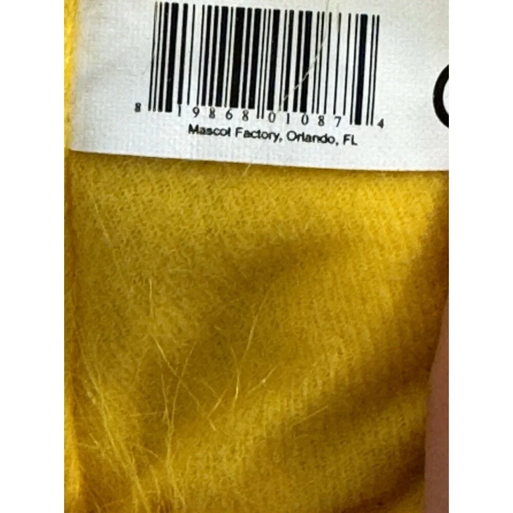 Funky Punk Yellow Wig  Mascot Factory Adult Lined Spiky